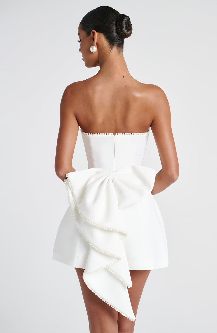 Donna Mini Dress – Ivory