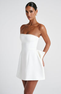 Donna Mini Dress – Ivory