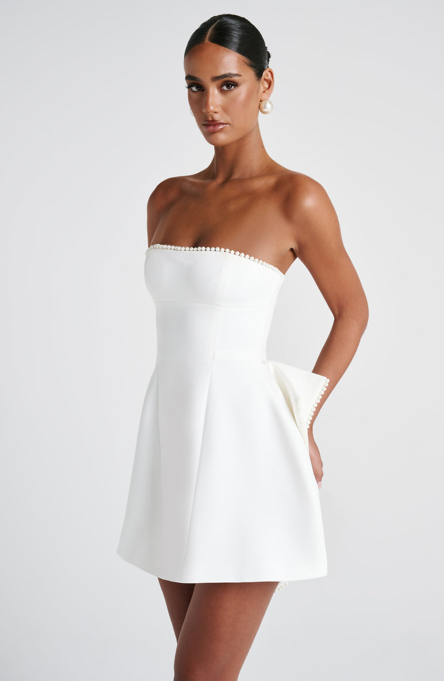 Donna Mini Dress – Ivory