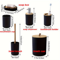 Superior Comfort 6 Piece Bathroom Set in Pearl