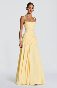 Priya Maxi Dress – Lemon