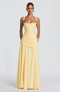 Priya Maxi Dress – Lemon