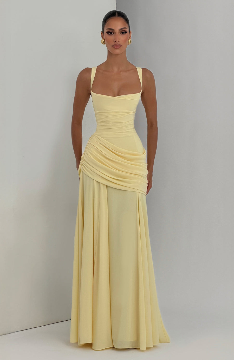 Priya Maxi Dress – Lemon