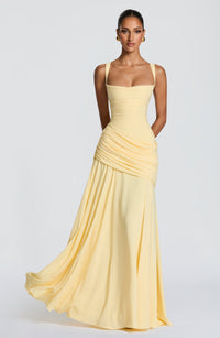Priya Maxi Dress – Lemon