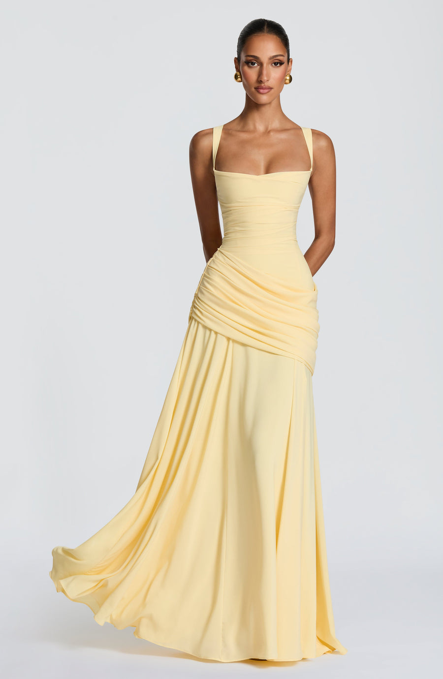 Priya Maxi Dress – Lemon