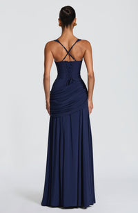 Priya Maxi Dress – Navy