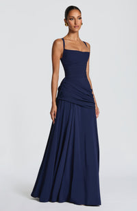 Priya Maxi Dress – Navy