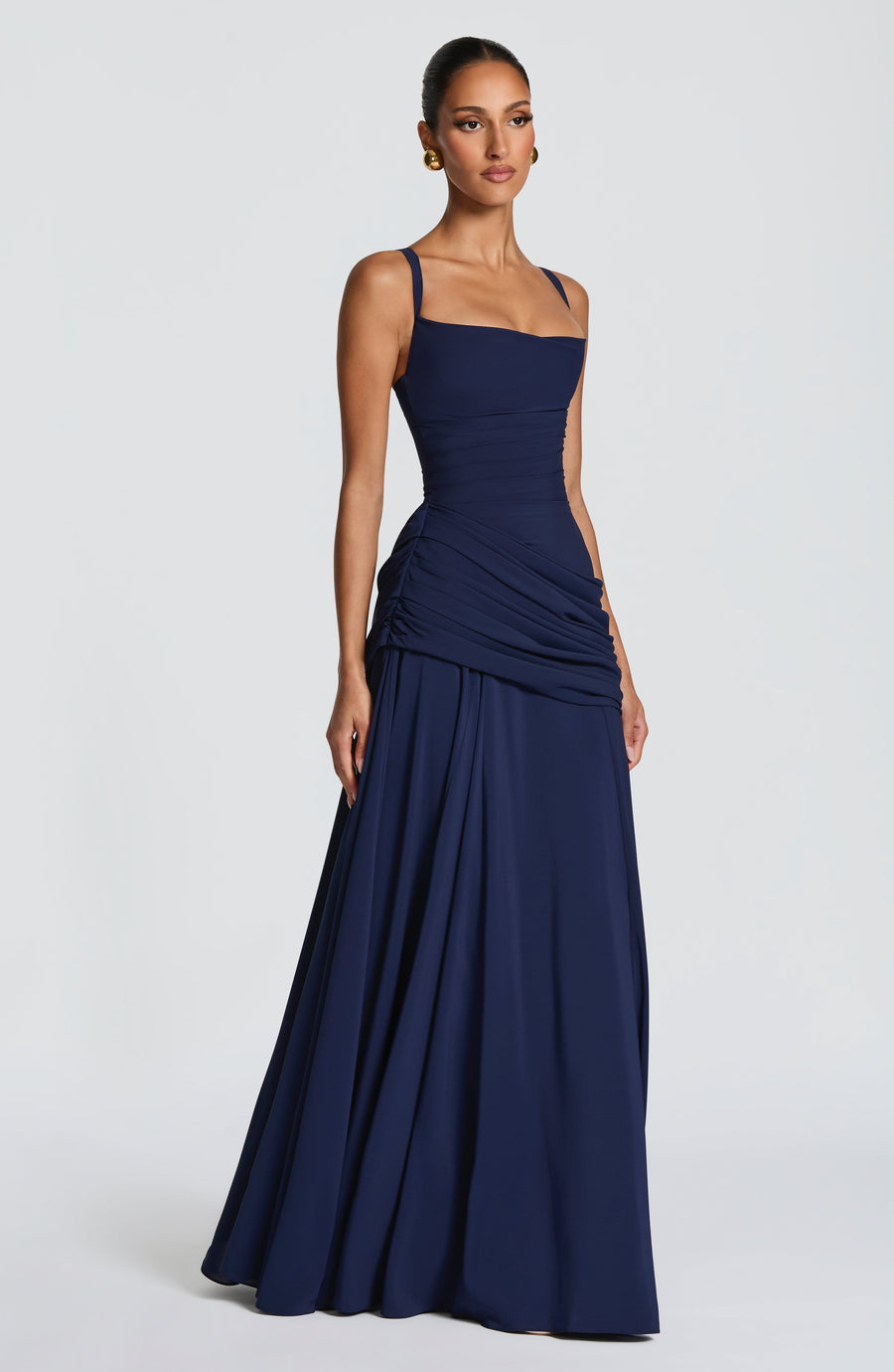 Priya Maxi Dress – Navy