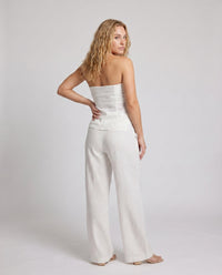 Susanna Airy Linen Trousers with Fitted