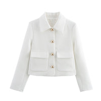 Susanna Jacket with Pockets in White