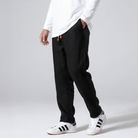 Susanna Linen Trousers in Noir