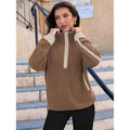Susanna Sweater with Zip Front