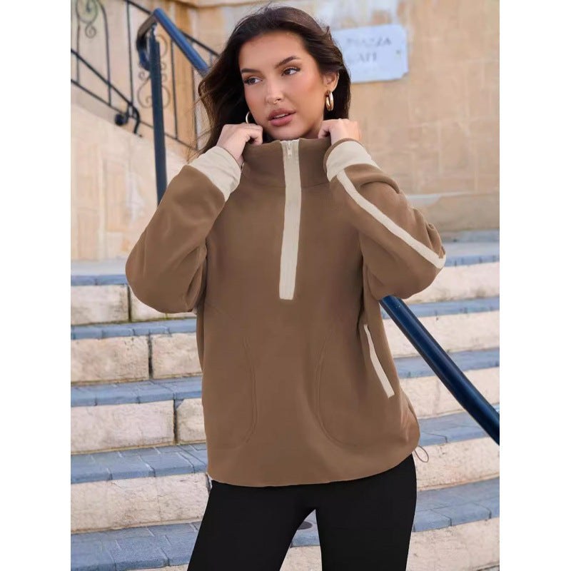 Susanna Sweater with Zip Front
