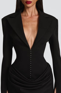 Roxana Mini Dress – Black