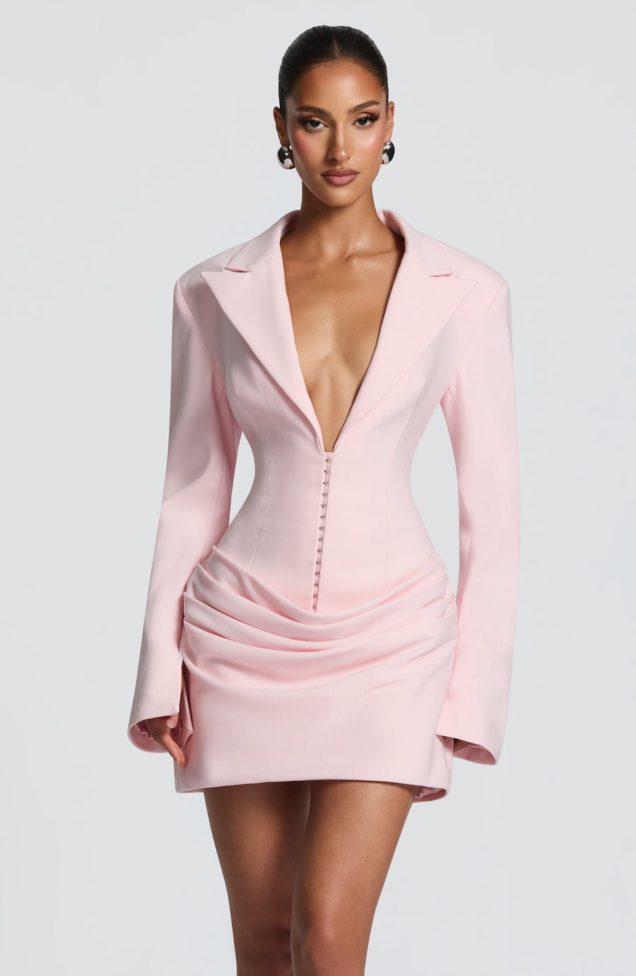 Roxana Mini Dress – Blush
