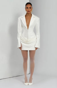 Roxana Mini Dress – Ivory