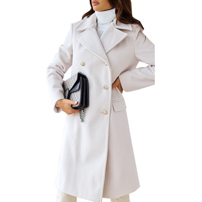 Svea Elegant Coat in White