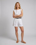 Svea Elegant Linen Top