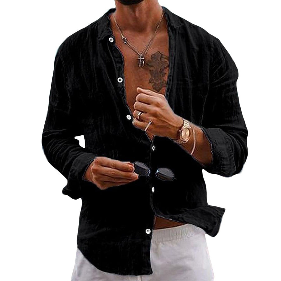Sven Casual Shirt in Black
