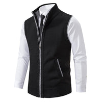 Sven Knit Vest in Corvino Black