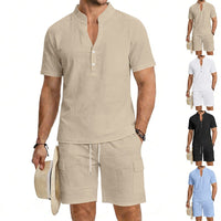 Sven Lightweight Shirt with Short Sleeve and Button Front