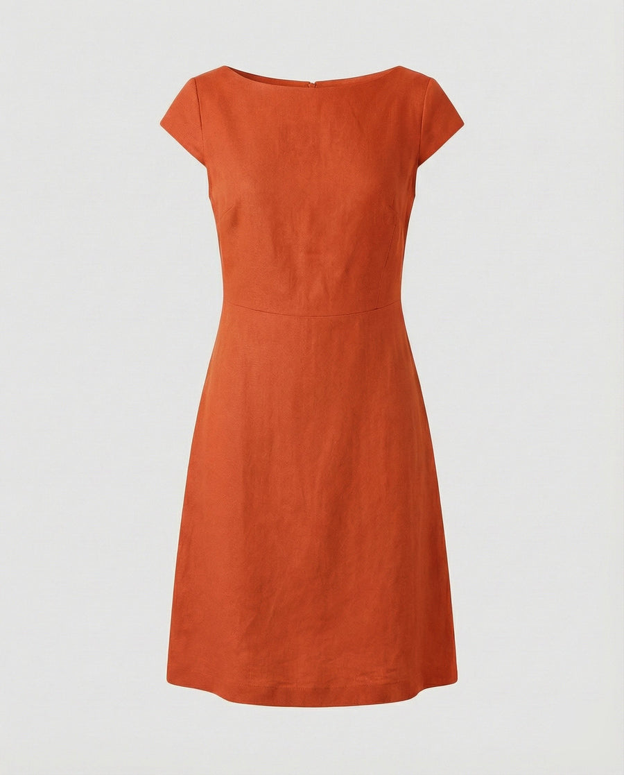 Sybil Dress in Red