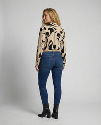 Sybil Elegant Blouse in Beige