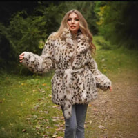Sybil Jacket with Belted in Bildfarbe