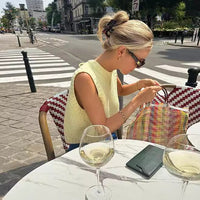Sybil Knit Top with Sleeveless