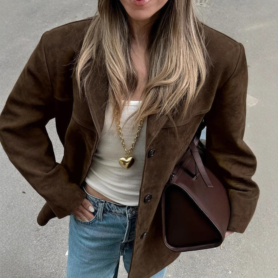 Sylvie Elegant Leather Jacket