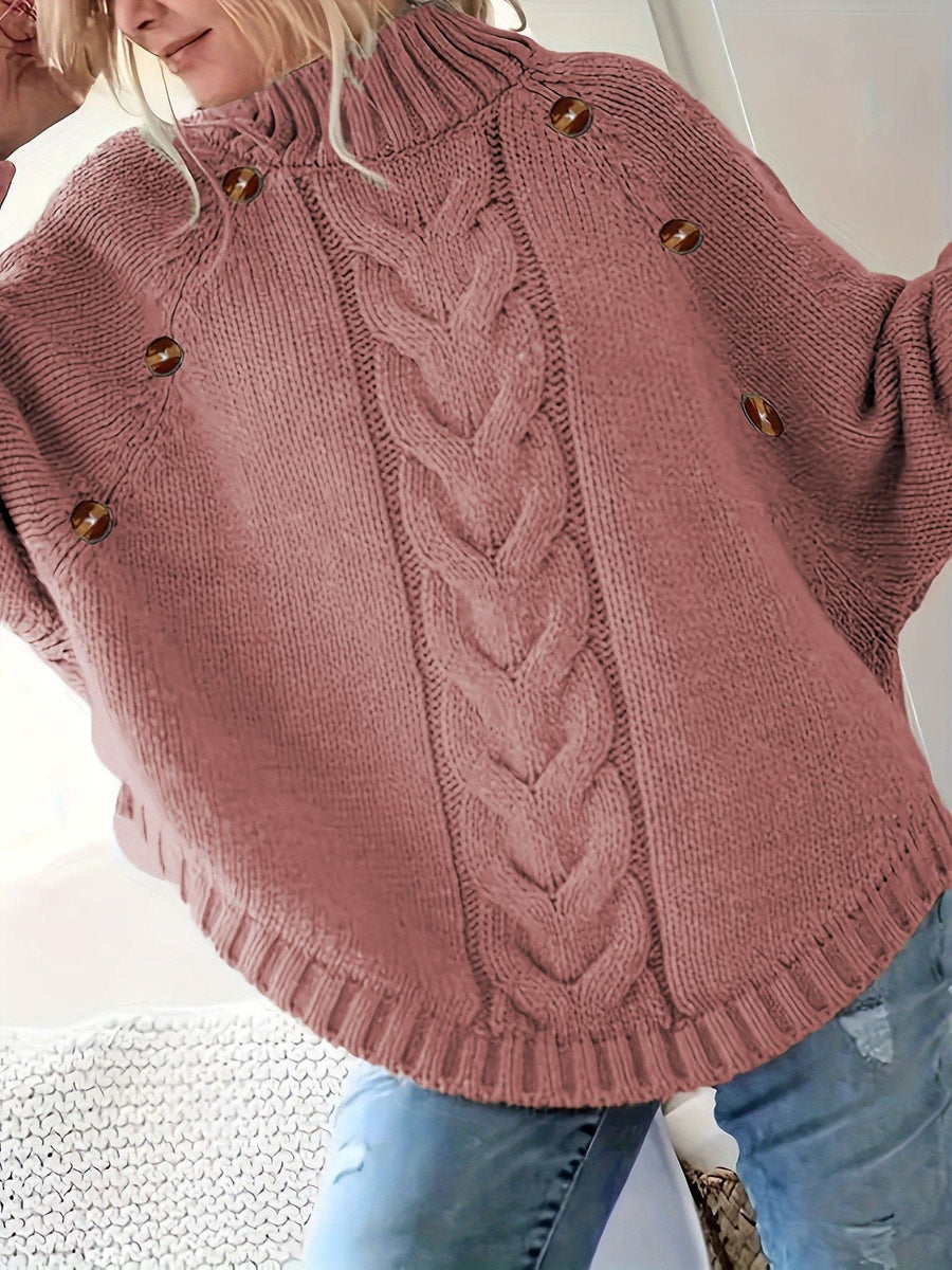 Sylvie Knit Sweater in Blush
