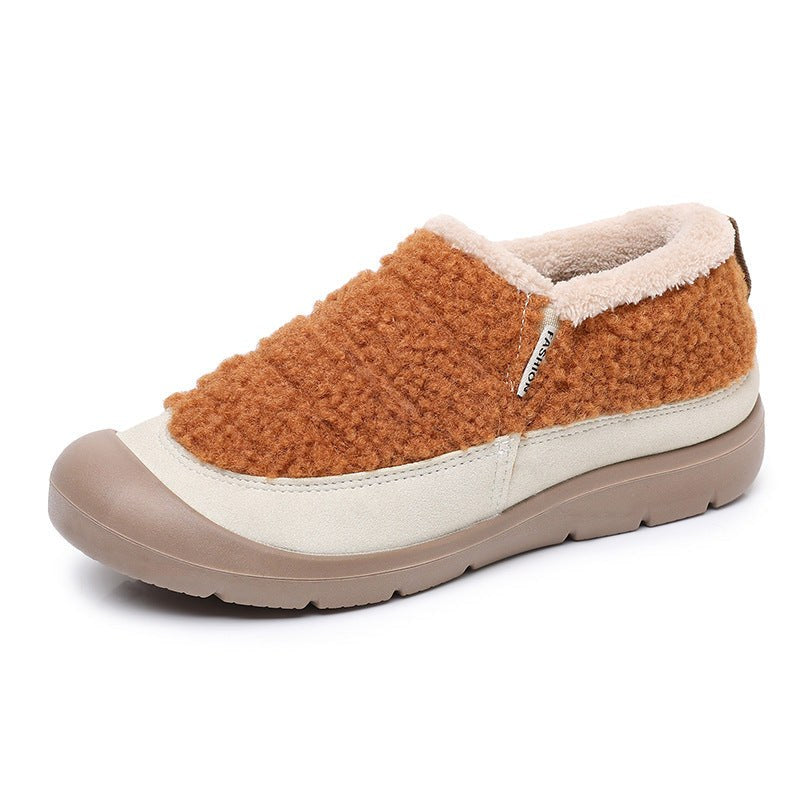 Sylvie Warm Shoes in Camel