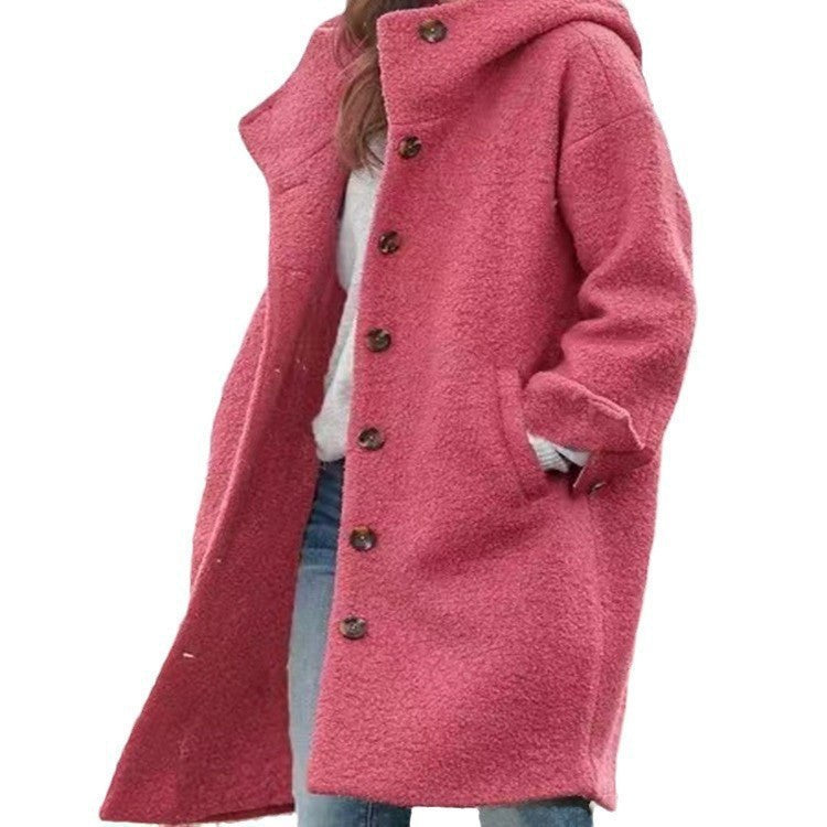 Tabitha Casual Coat with Pockets and Oversized
