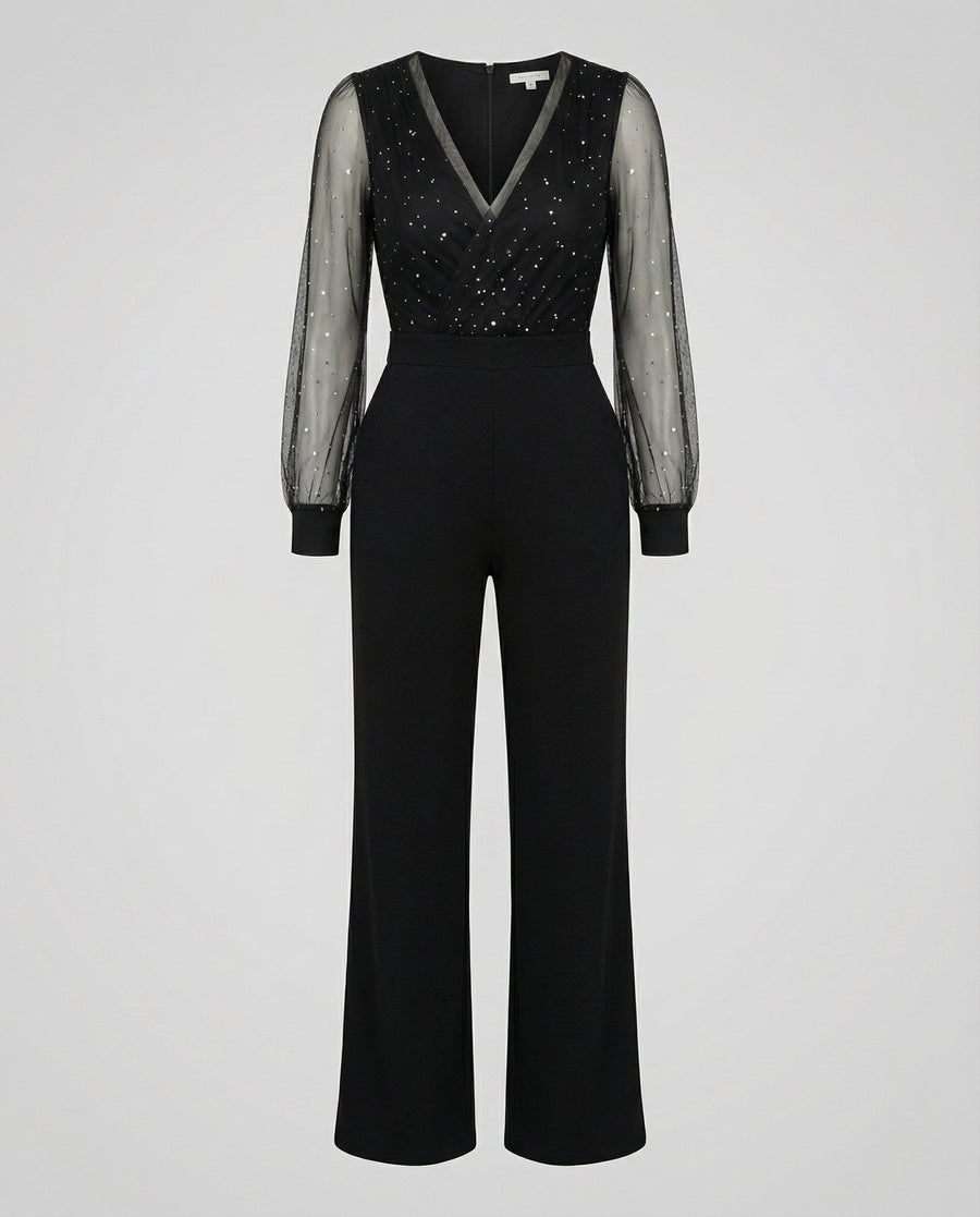 Tabitha Casual Jumpsuit in Black