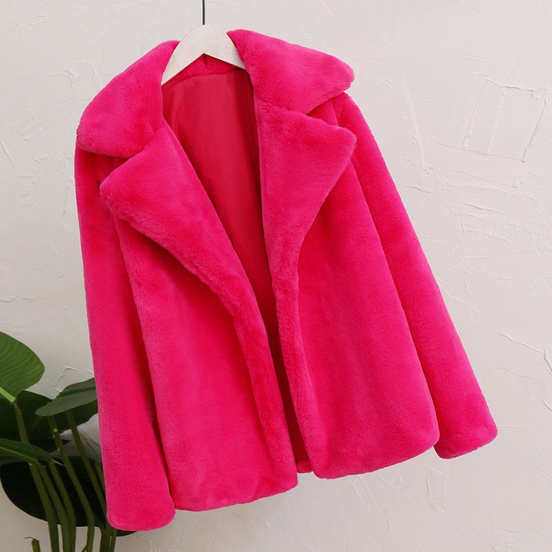 Tabitha Coat in Magenta