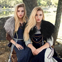Tabitha Elegant Faux Fur Collar