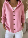 Tabitha Women's Hooded Button Cardigan
