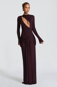 Samara Maxi Dress – Plum