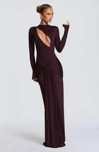 Samara Maxi Dress – Plum