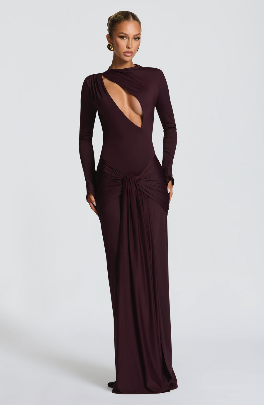 Samara Maxi Dress – Plum