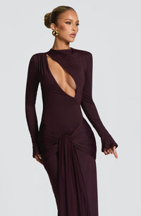 Samara Maxi Dress – Plum