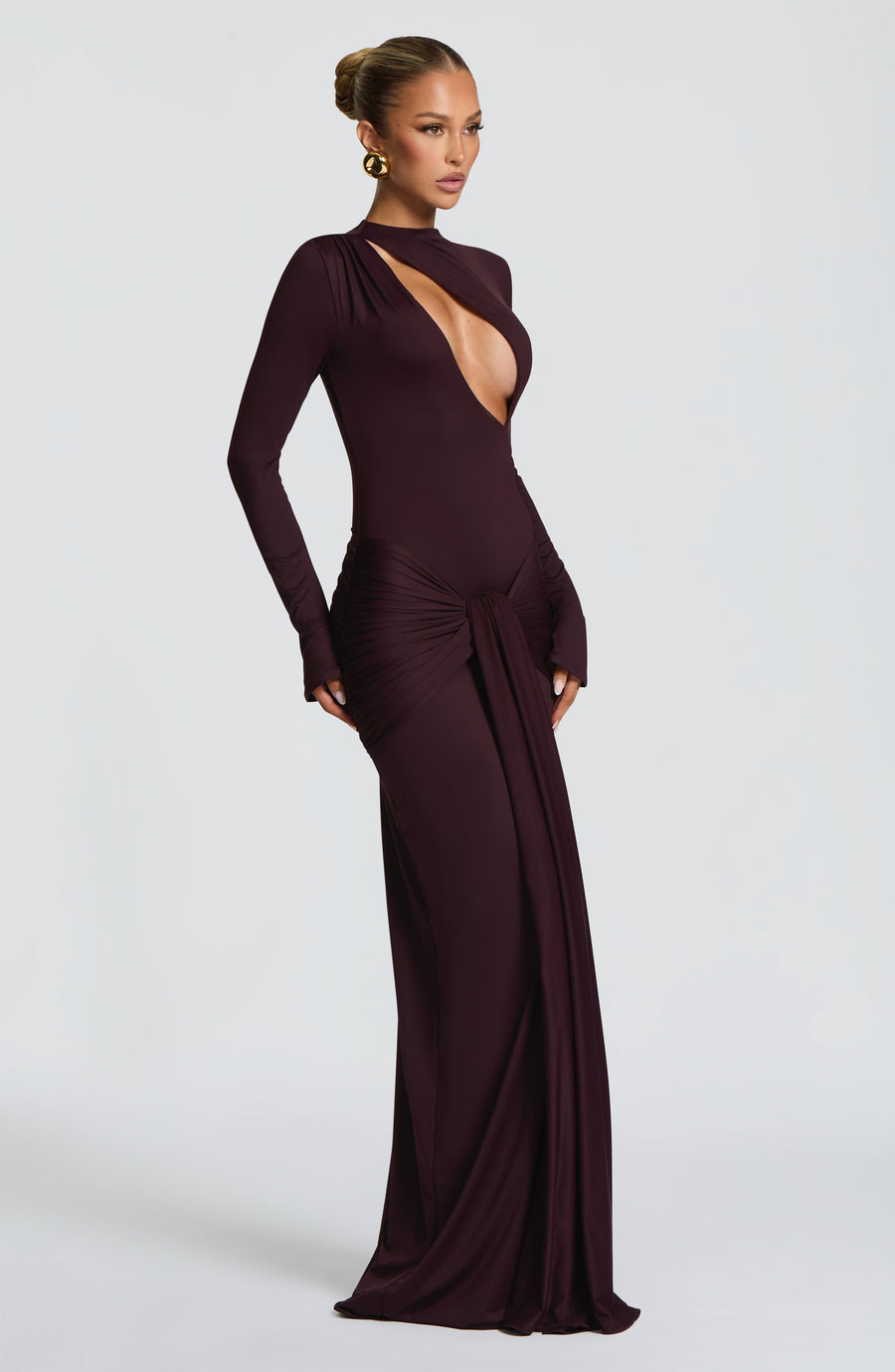Samara Maxi Dress – Plum