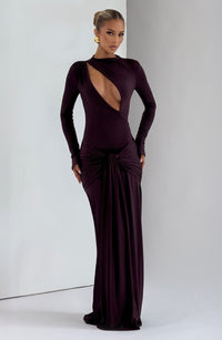 Samara Maxi Dress – Plum