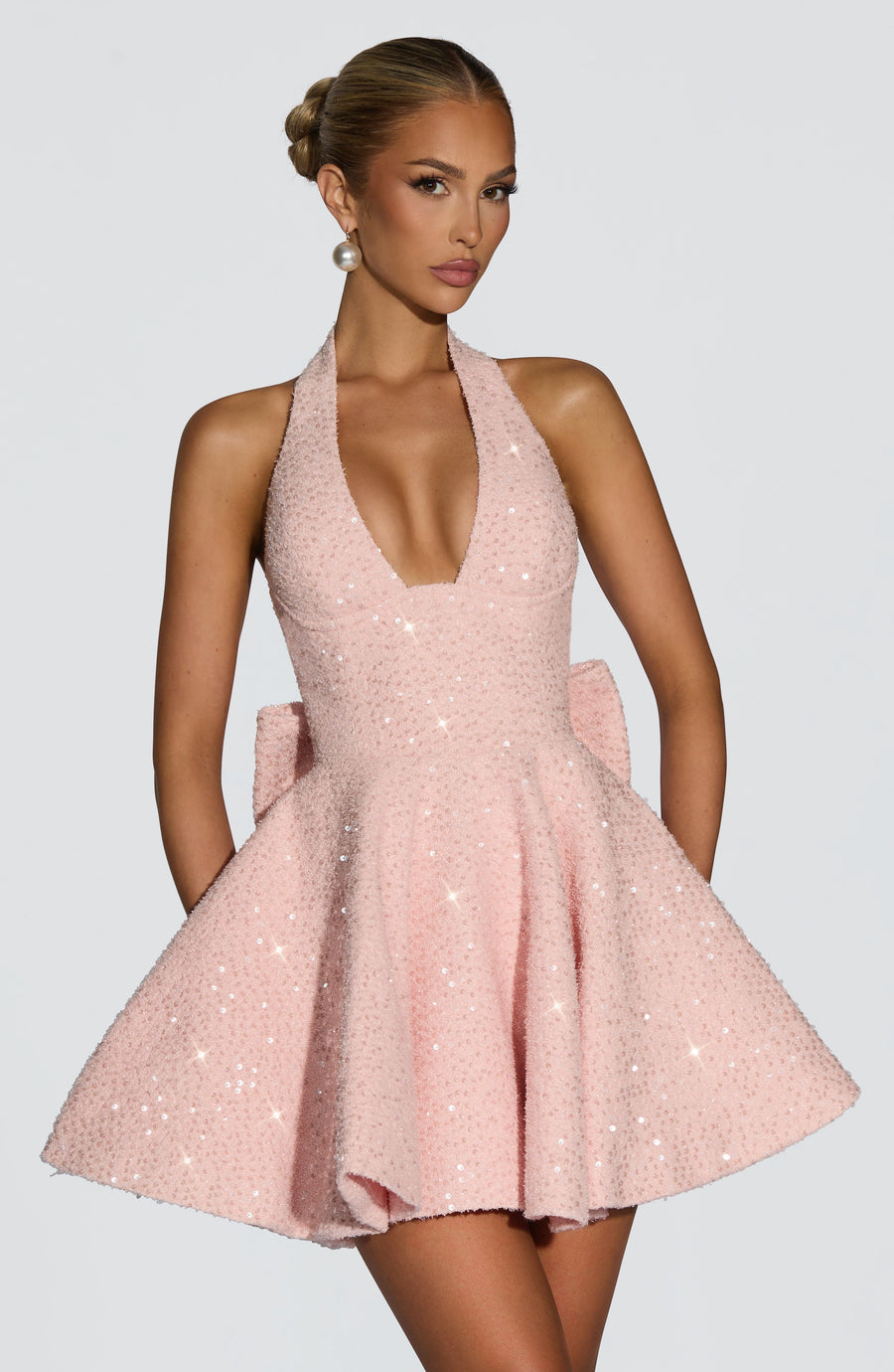 Capri Mini Dress – Blush