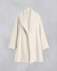 Talia Jacket with Crew Neck in White