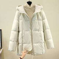 Talia Jacket with Zip Front and Pockets in Cream