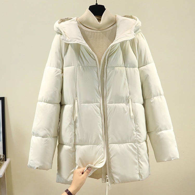 Talia Jacket with Zip Front and Pockets in Cream