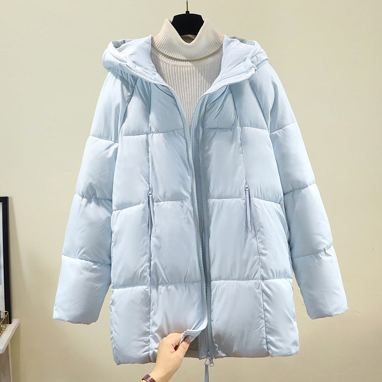 Talia Jacket with Zip Front and Pockets in Light Blue