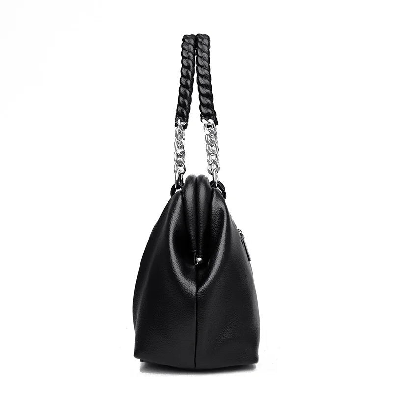 Talia Top Handle Bag in Charcoal