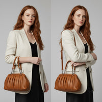 Talia Top Handle Bag in Charcoal